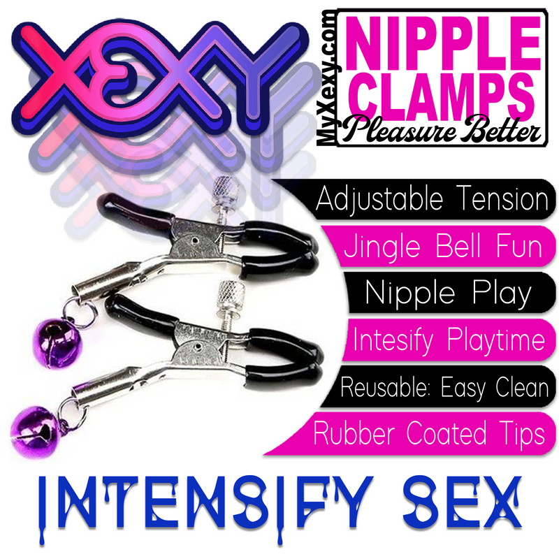 bdsm nipple clamps adjustable soft rubber