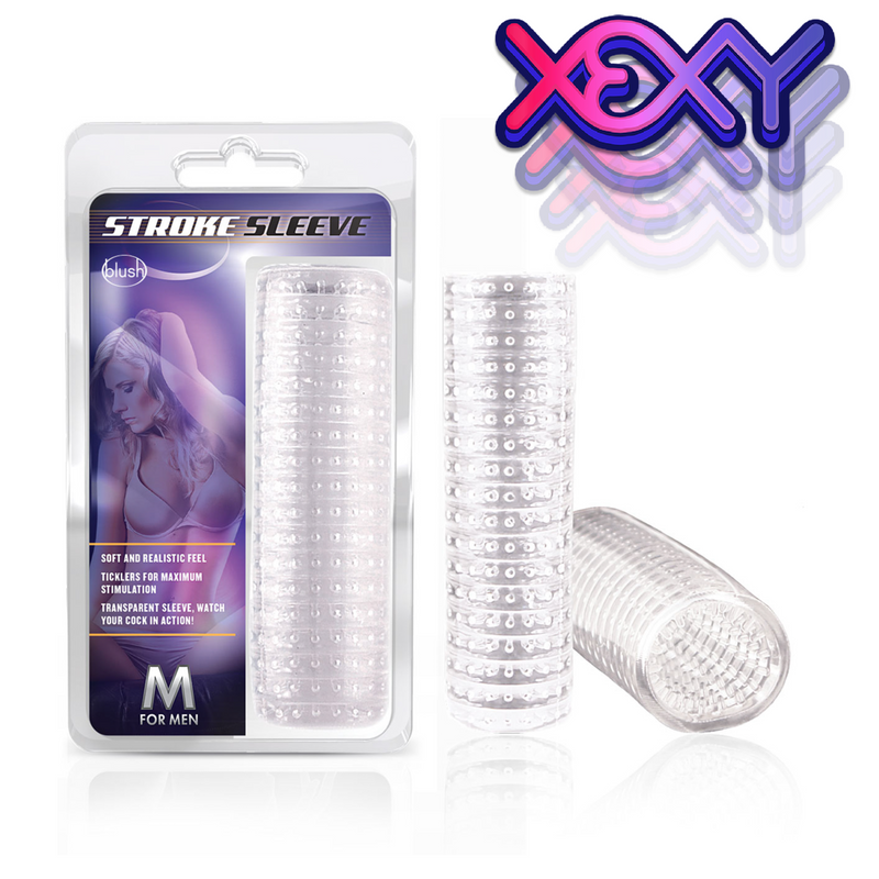 [adult-novelties] - [sex-toys] - Stroker Cock Sleeve Clear 
